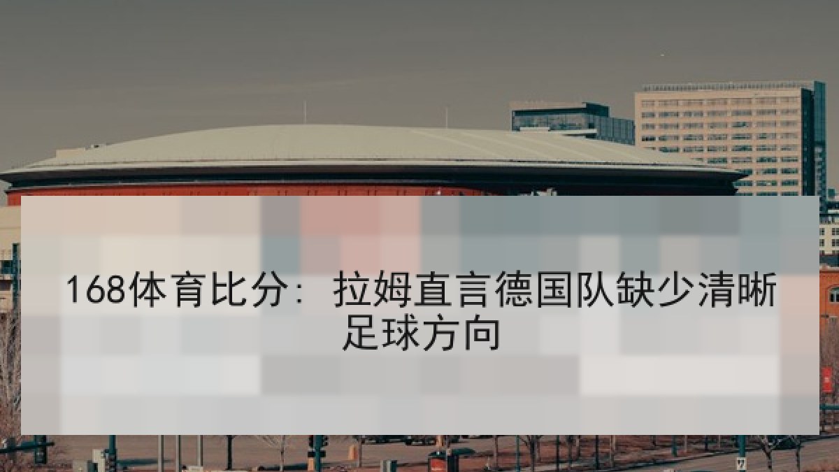 168体育比分: 拉姆直言德国队缺少清晰足球方向